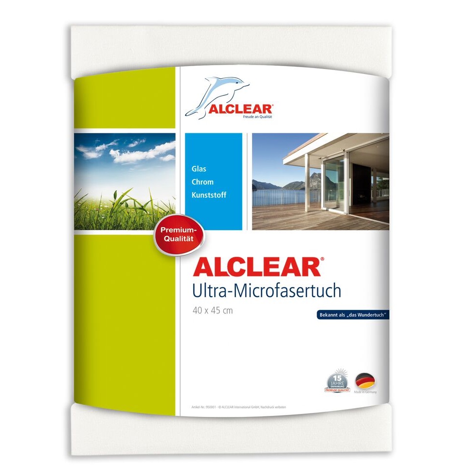 ALCLEAR® Ultra Microfaser Glas- und Fenstertuch