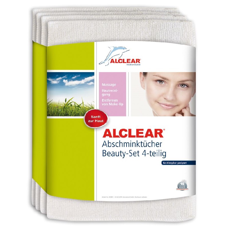 ALCLEAR® Abschminktücher Beauty-Set 4-teilig