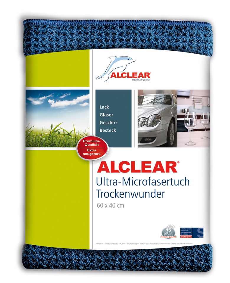 ALCLEAR® Ultra Microfaser Trockentuch 60x40 cm