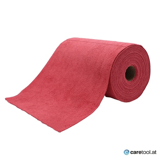 Tricot First Mikrofasertuch - Rolle, 75 Tücher, 30x30 cm (rot)
