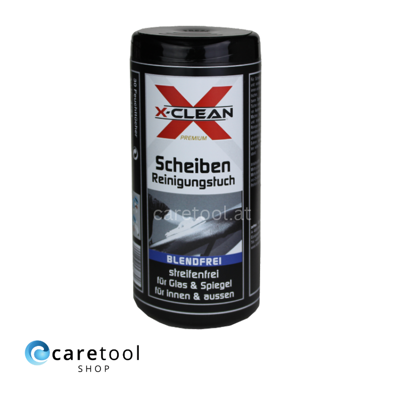X-CLEAN Reinigungstücher Glas + Scheiben 30Stk.